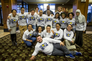 SHPE/NSBE ASB participants in Chicago, IL on March 1, 2016. Photo: Joseph Xu/Michigan Engineering Multimedia Content Producer, University of Michigan